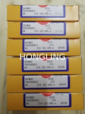 Doosan Part DB58 Engine Piston Ring YDD20008ZZ For DX225 Excavator Parts DAEWOO