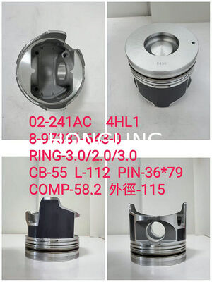 Isuzu 6HL1 4HL1 Piston 8973312110 8973316430 8976029040