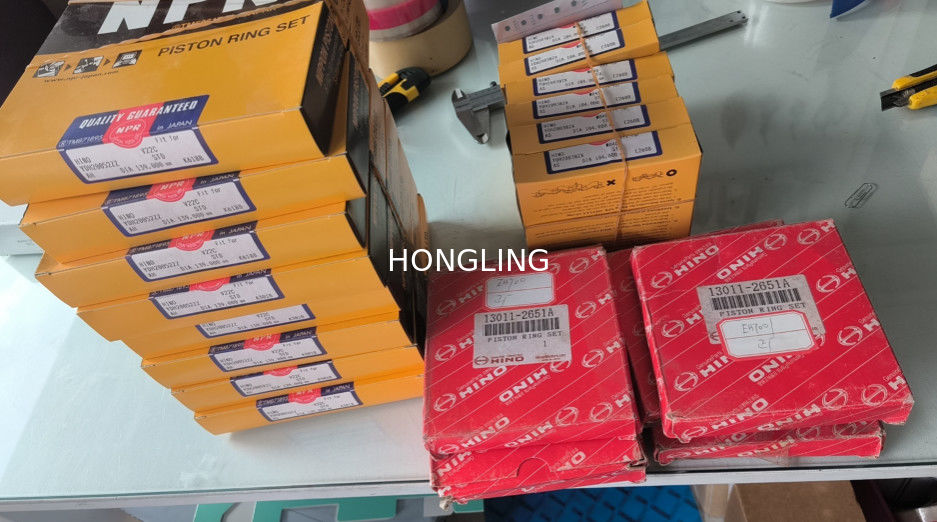 HRC58-62 Hardness Piston Rings For High Temperature And  V22C 15835 13011-2470  2366 Piston Ring 65 02503-8237